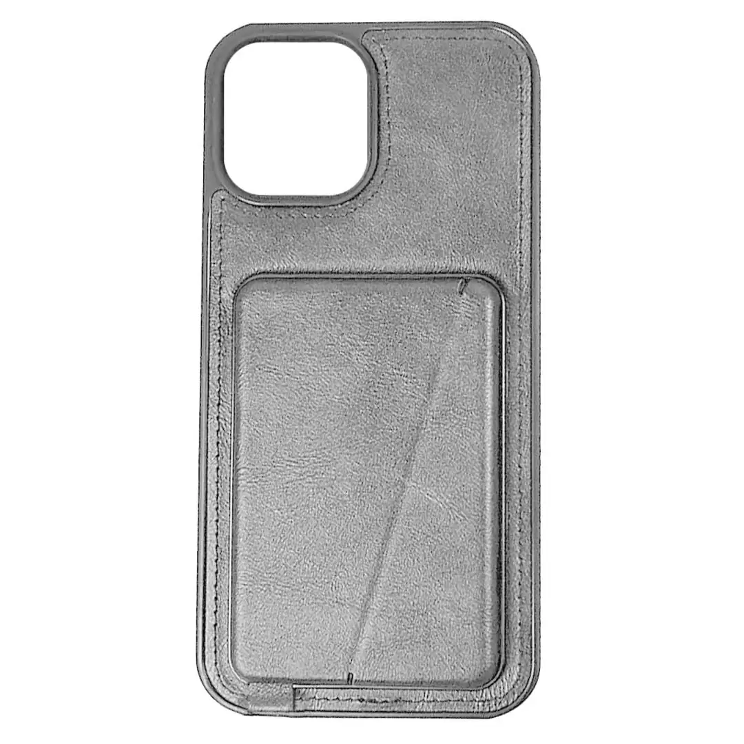 iPhone 15 Plus/iPhone 14 Plus Modern Hidden Card Holder Case Gray